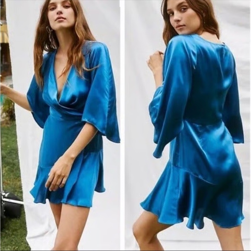 Women’s Free People silk Wrap Dress